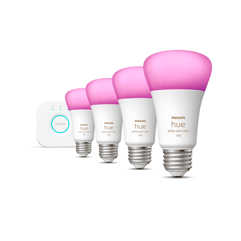 multi-color LED light bulbs from Phillips