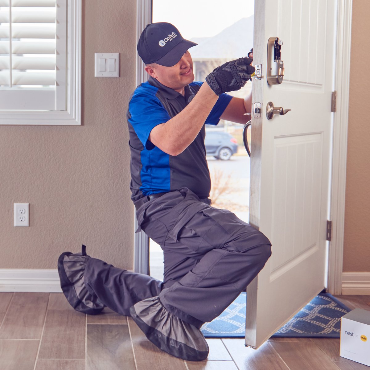 Smart Door Lock Door Modification