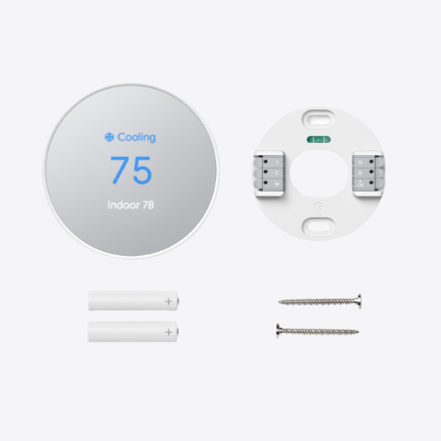 Google Nest Thermostat (Snow) – OnTech