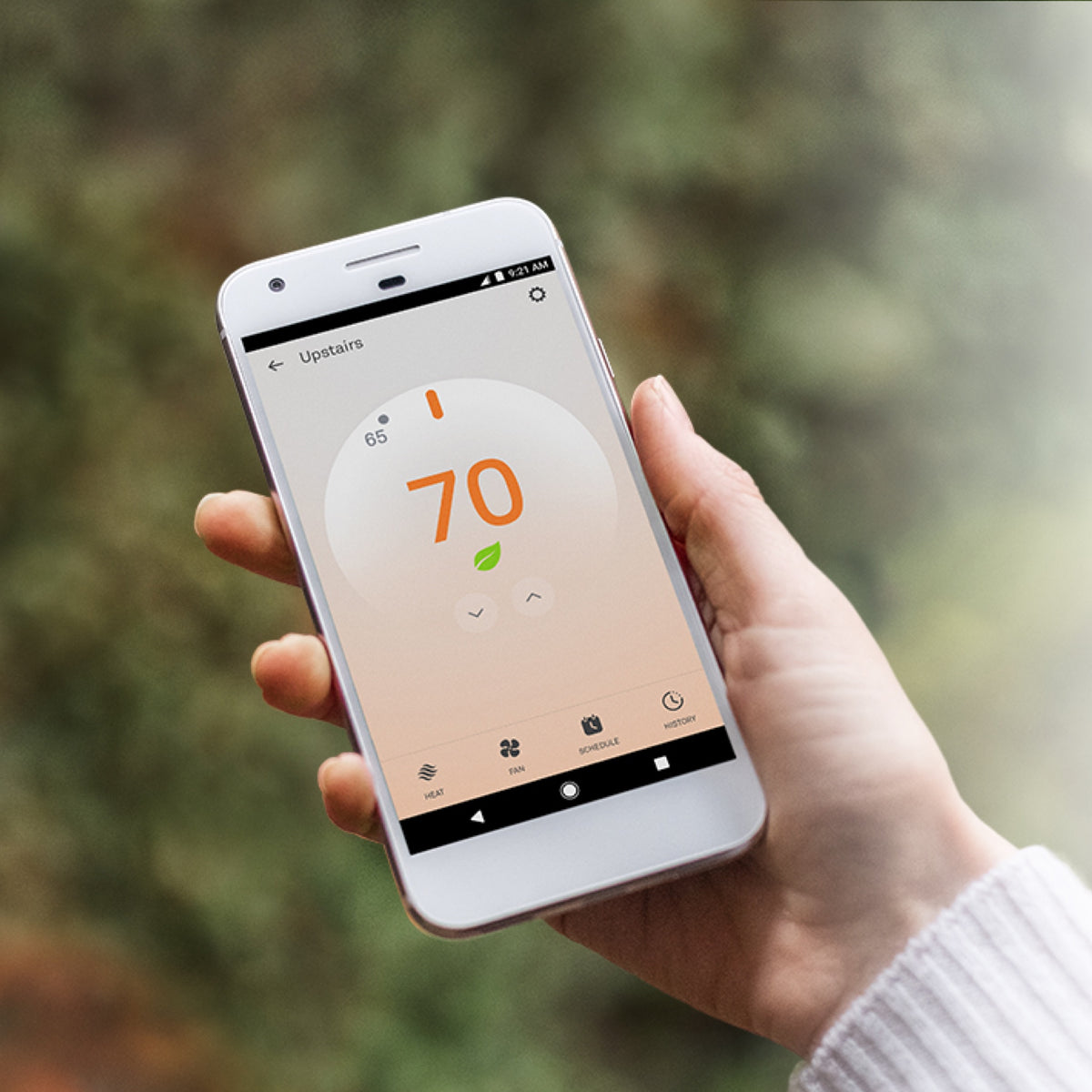 Google Nest Thermostat E - app control