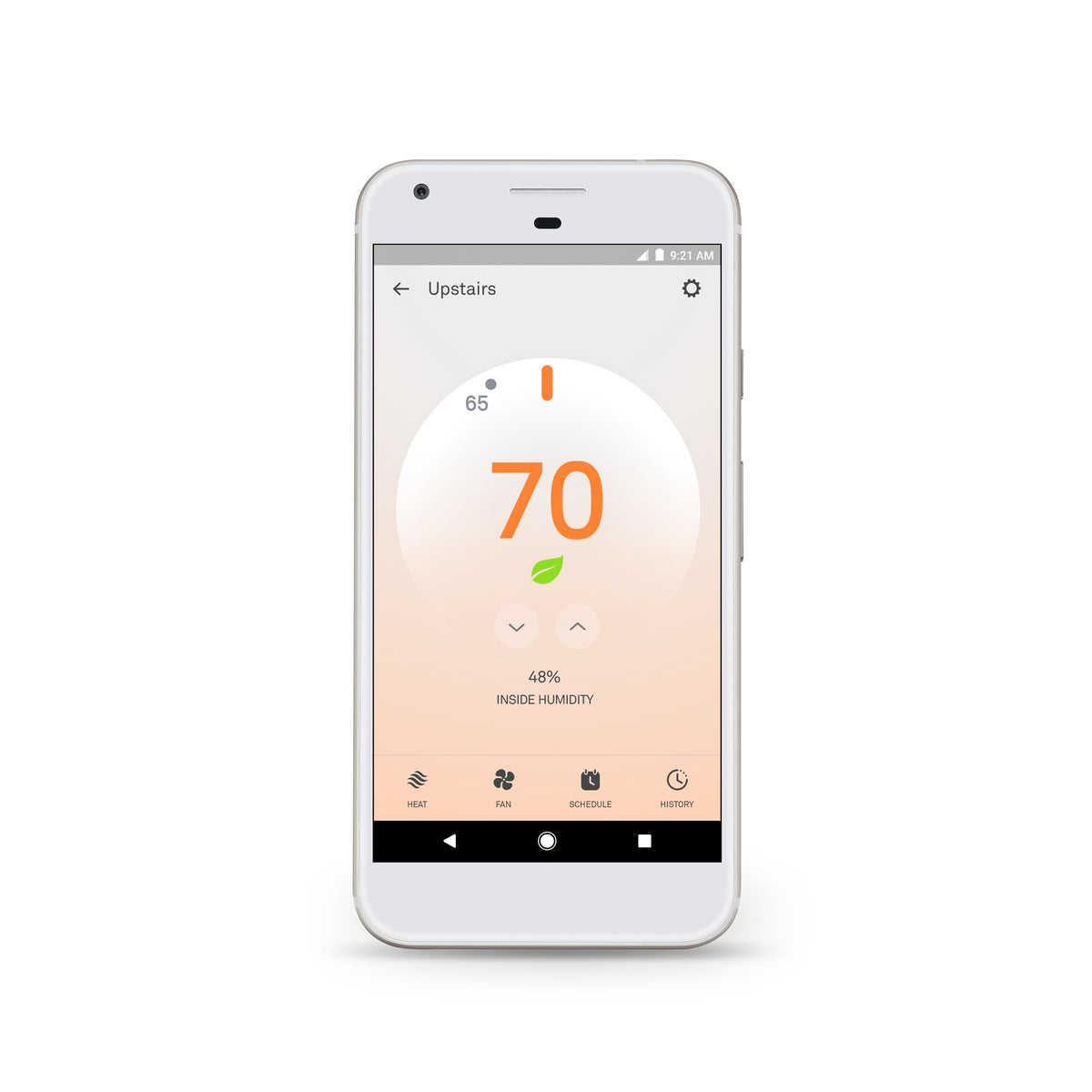 Google Nest Thermostat E - app control