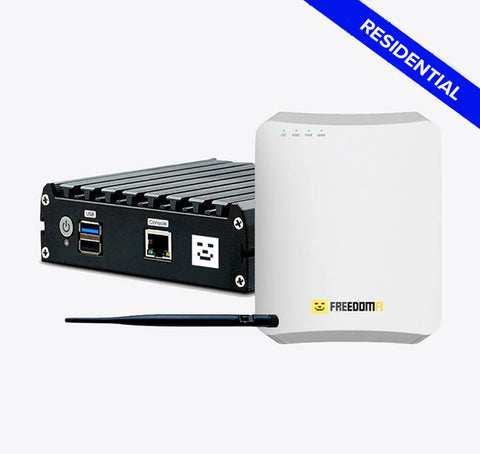 CalChip FreedomFi Gateway + Indoor Small Cell Residential Installation
